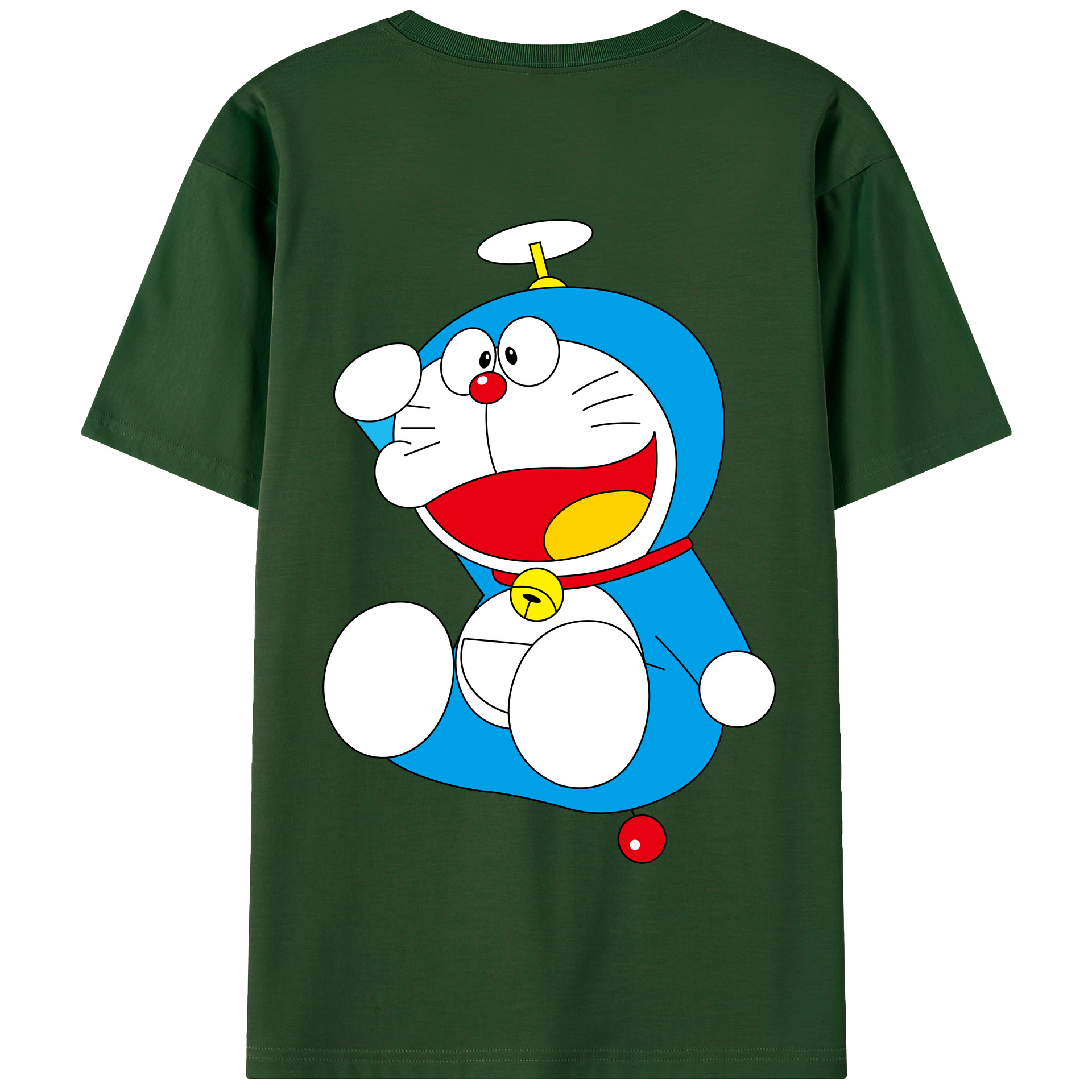 （画像用） ドラえもん Doraemon 綿100％半袖Tシャツ（背面プリント）